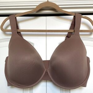NWOT JoySpun T Shirt BRA Women's Plus size 40DDD Underwire Full Coverage Brown